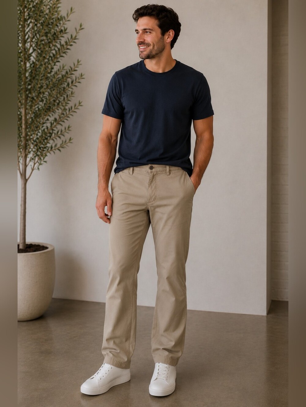 Classic Tan Men's Chinos Size 38/32